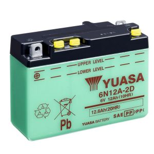 Yuasa Batteries 6N12A-2D