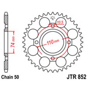 JT Rear Sprockets R/W 852/0861-41T YAM