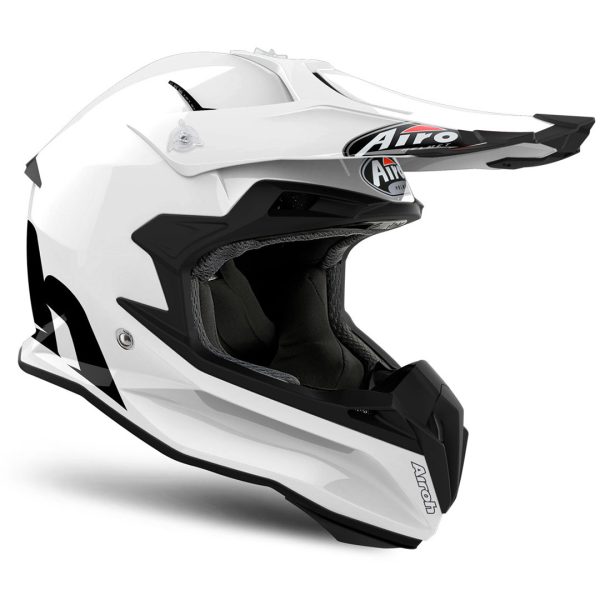 Airoh Terminator Peak Colour White Open Vision