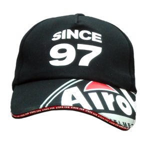 Airoh Cap Black [White Logo]