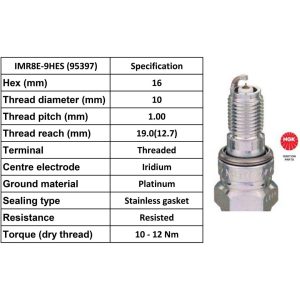 NGK Spark Plug IMR8E-9HES Plugs [Box 4]