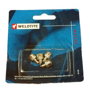 Weldtite Valve Caps 05004 Key Type Metal [Pk 4]