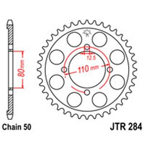 JT Rear Sprockets R/W 284-48T HON