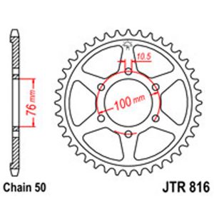 JT Rear Sprockets R/W 816-40T SUZ