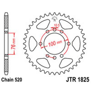 JT Rear Sprockets R/W 1825/825-48T SUZ [823]