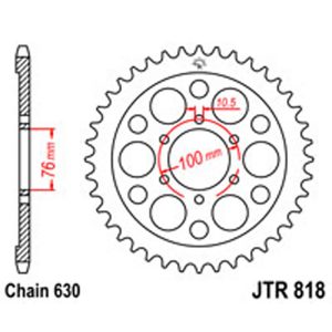 JT Rear Sprockets R/W 818-41T SUZ