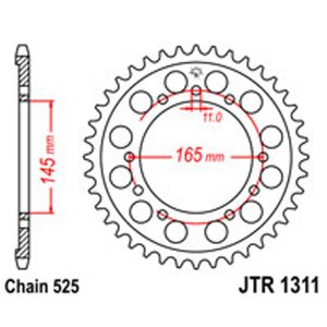 JT Rear Sprockets R/W 1311-45T HON [4367] S/O