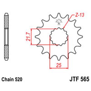 JT Gear Box Sprockets G/B 565-14