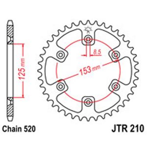 JT Rear Sprockets R/W 210-49 [4307]