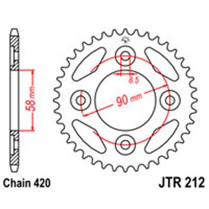 JT Rear Sprockets R/W 212-35 [4462]