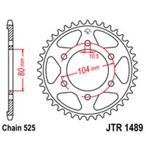 JT Rear Sprockets R/W 1489-39 [4359]