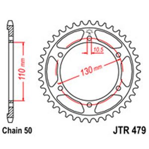 JT Rear Sprockets R/W 479-46 [241]