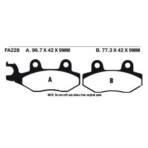 EBC Brake Pads FA228