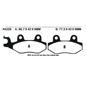 EBC Brake Pads SFA228
