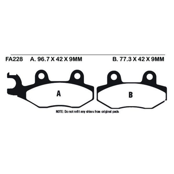 EBC Brake Pads SFA228