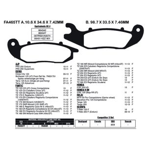 EBC Brake Pads FA465TT