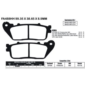 EBC Brake Pads FA488HH