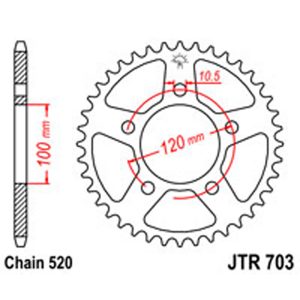 JT Rear Sprockets R/W 703-40 APRILIA