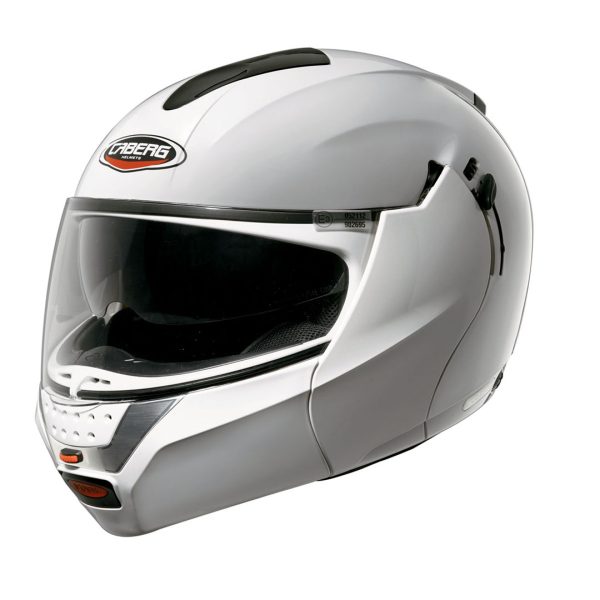 Caberg Justissimo GT White Flip Up Motorcycle Helmet - Extra Small
