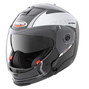 Caberg Hyper X Mod Black/Silver Full Face Motorcycle Helmet