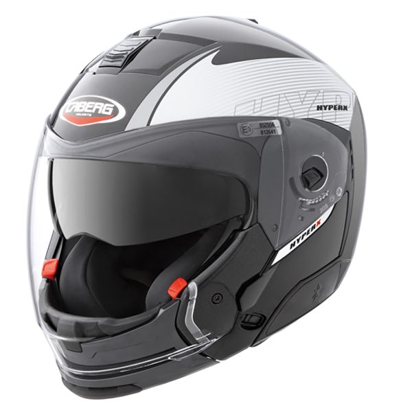 Caberg Hyper X Mod Black/Silver Full Face Motorcycle Helmet