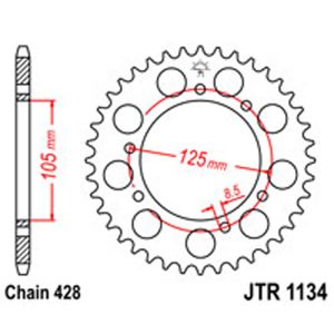 JT Rear Sprockets R/W 1134-50
