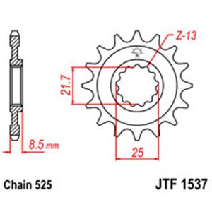 JT Gear Box Sprockets G/B 1537-15