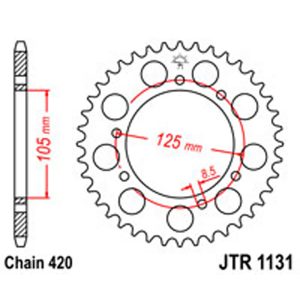 JT Rear Sprockets R/W 1131-48