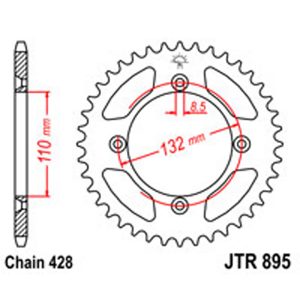 JT Rear Sprockets R/W 895-46 Husqvarna/KTM