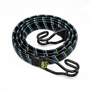 ROK 120025-R All Purpose Heavy Duty Stretch Strap Black/Blue/Green/Reflective