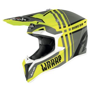 Airoh Wraap Broken Yellow Matt Helmet