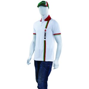 Sidi Casuals Polo Shirt Strip White