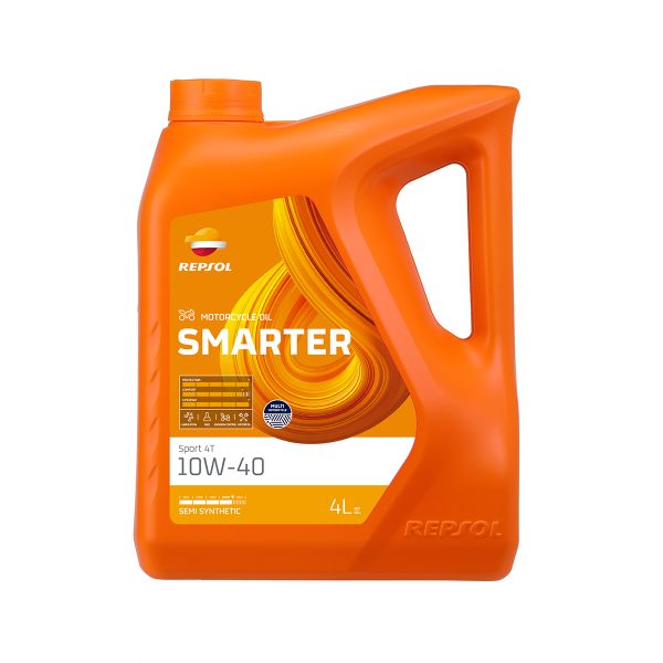 Repsol Smarter Sport Semi Synthetic 4T 4Stroke Oil 10W-40 4L