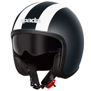 Spada Ace Viper Matt Black/White Helmet