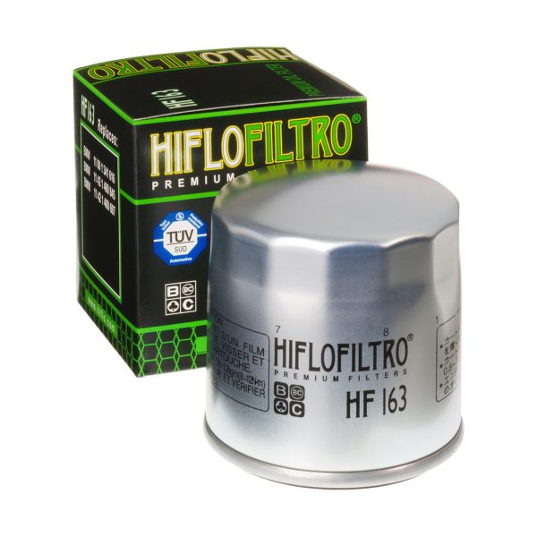 Hiflo HF163 White Zinc Oil Filter