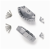 Sidi MX Toe Caps Metal Silver