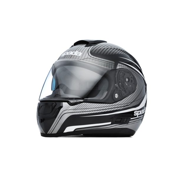 Spada Helmet SP16 Monarch Black/Silver/White