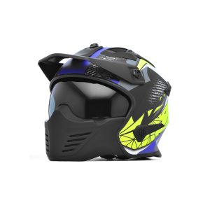 Spada Storm Matt Black/Blue/Flo Helmet