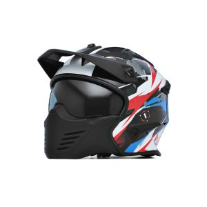 Spada Storm Gloss White/Red/Blue Helmet