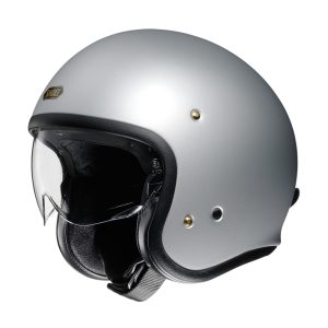 Shoei J.O. Matt Light Silver Helmet
