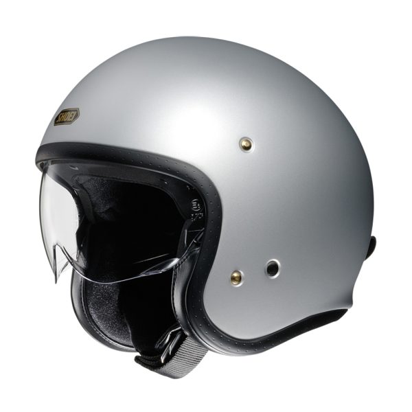 Shoei J.O. Matt Light Silver Helmet