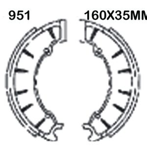 EBC Brake Shoes 951-SPECIAL ORDER