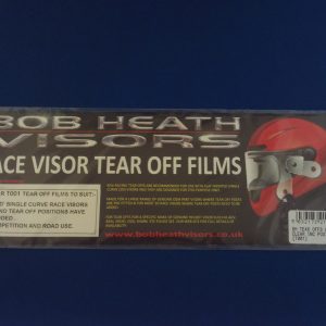 Bob Heath Tear Offs Clear Universal Inc Fittings Pack of 10 [T001]