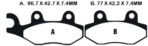 EBC Brake Pads FA135TT