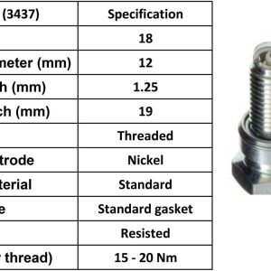 NGK Spark Plug DR9EA Plugs [Box 10]