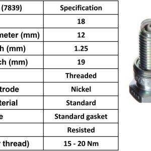 NGK Spark Plug DR7EA Plugs [Box 10]