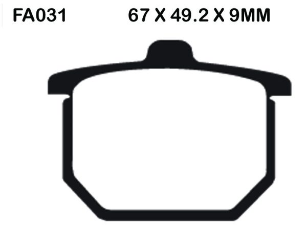 EBC Brake Pads FA031-SPECIAL ORDER
