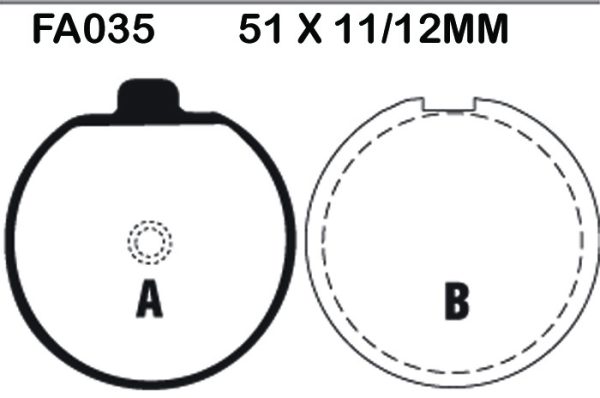 EBC Brake Pads FA035-SPECIAL ORDER