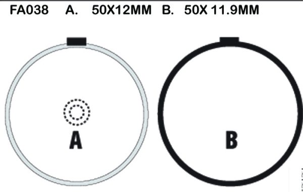 EBC Brake Pads FA038