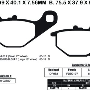 EBC Brake Pads FA401R